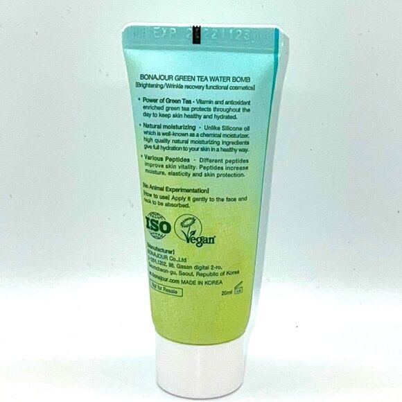 $6🌟 BONAJOUR GREEN TEA WATER BOMB MOISTURIZER - KBEAUTY - Picture 2 of 6